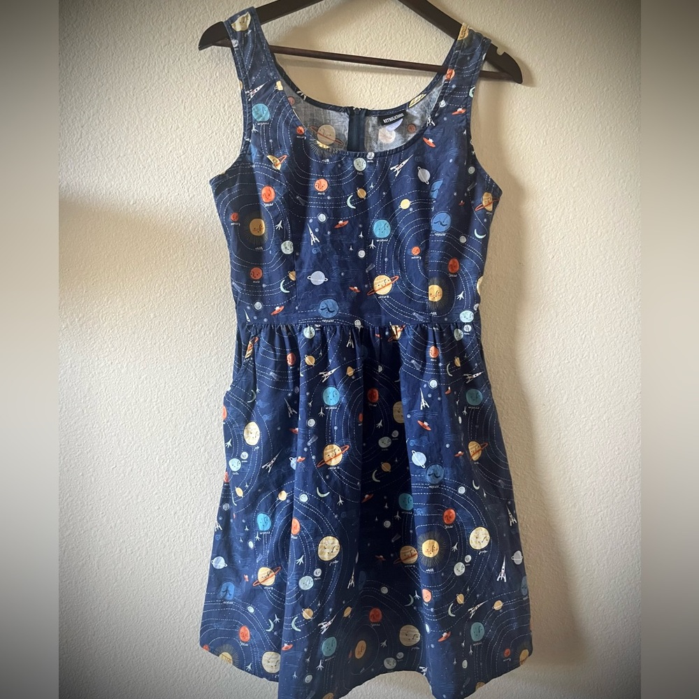 Retrolicious Deep Blue Solar System Dress